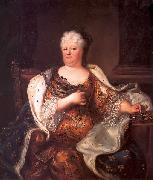 Portrait of Elisabeth Charlotte of the Palatinate (1652-1722), Duchess of Orleans Hyacinthe Rigaud